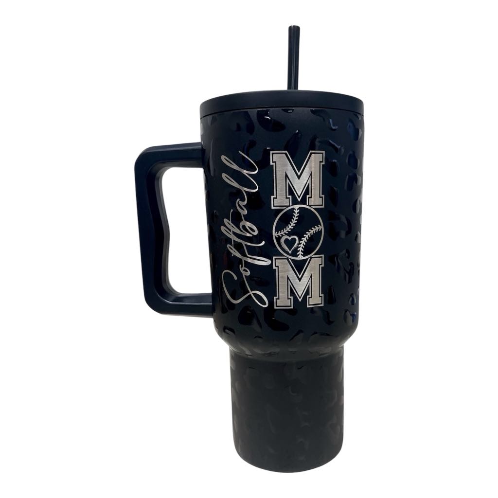 30oz Trek Style Dupe Stainless Steel Tumbler with Handle