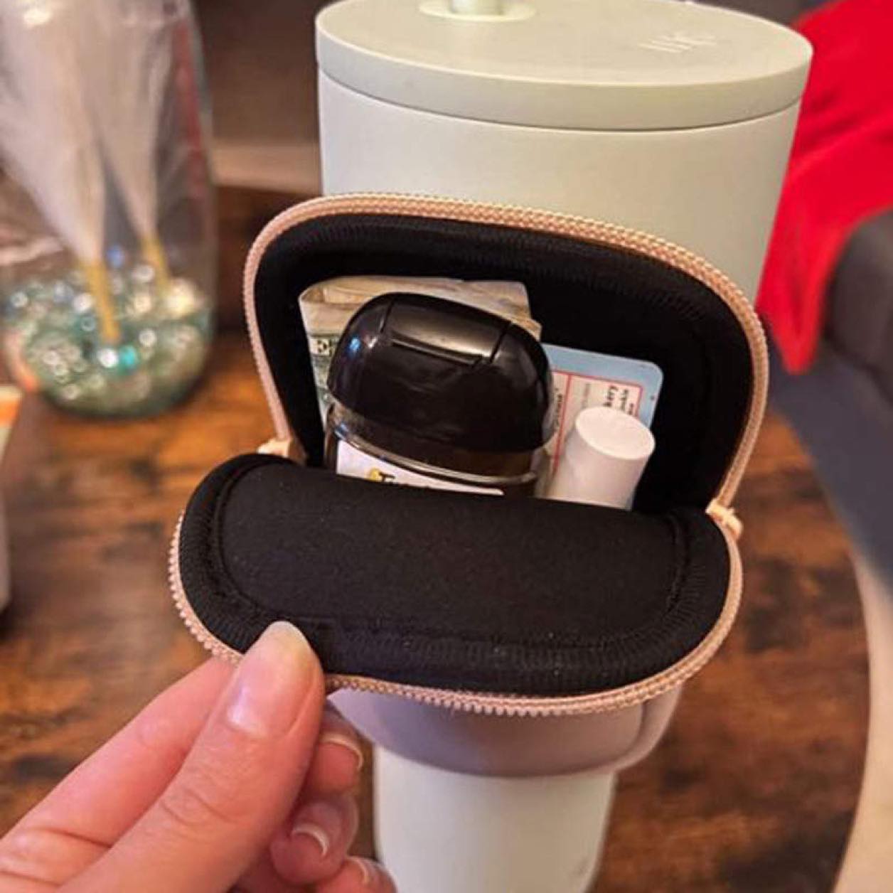 Neoprene Cup Pouches, Velcro Cup Zippered Pouch