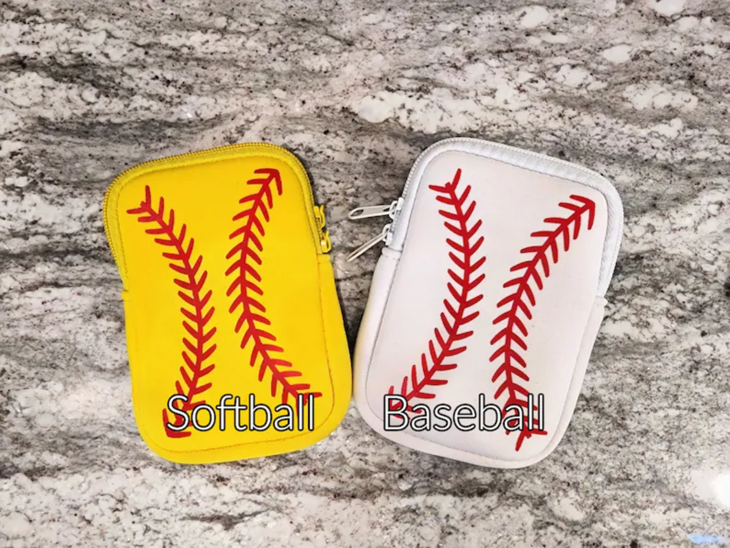 Neoprene Cup Pouches, Velcro Cup Zippered Pouch
