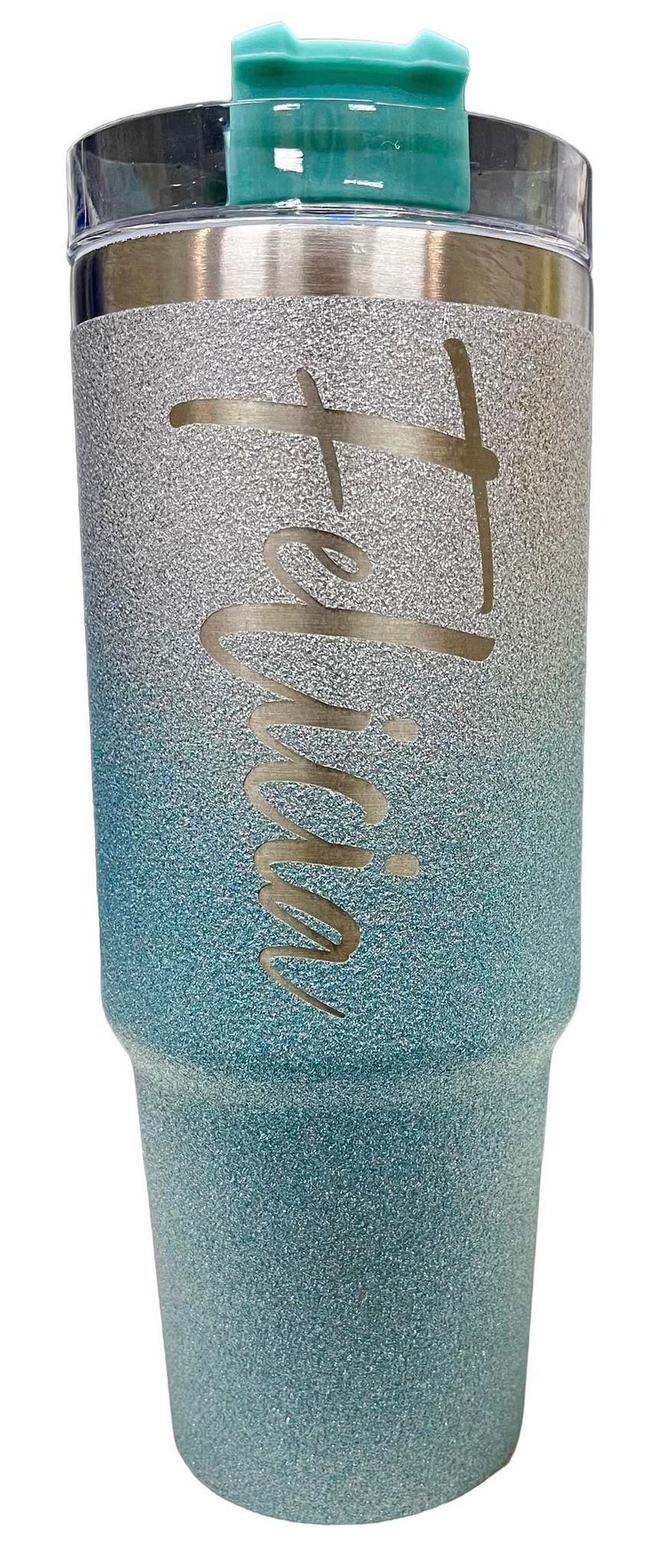 30oz Stainless Steel Glitter Tumbler