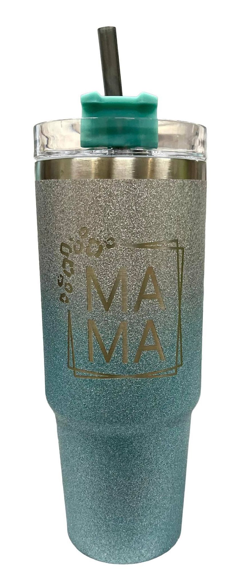 30oz Stainless Steel Glitter Tumbler
