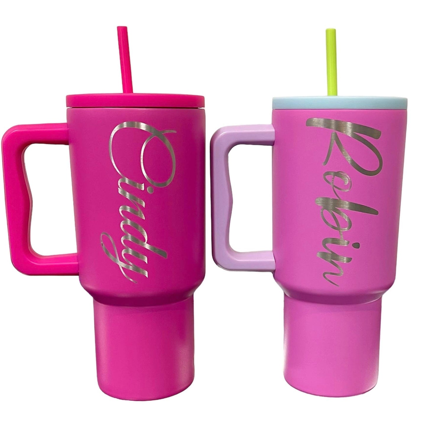 30oz Trek Style Dupe Stainless Steel Tumbler with Handle