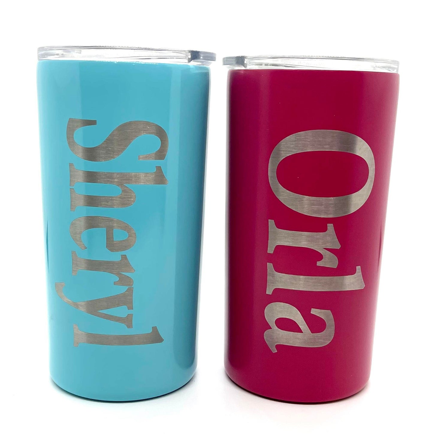 12oz Personalized Stainless Steel Skinny Tumbler