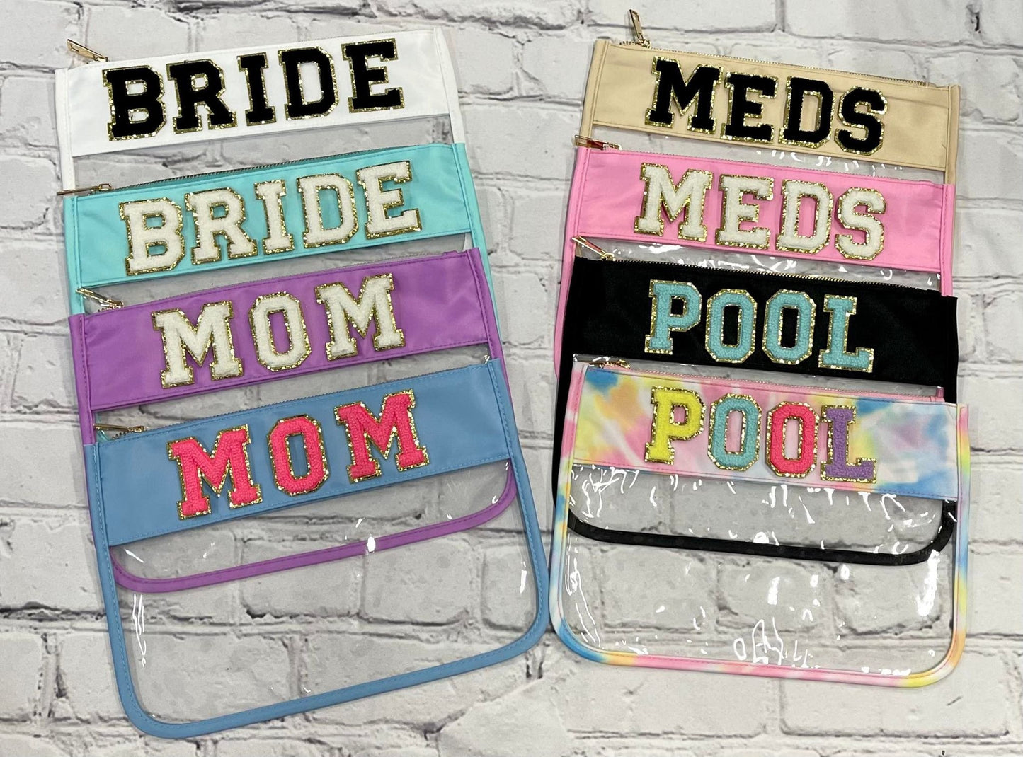 Self Adhesive Chenille Word Pre Packs. Peel & Stick Letters