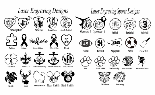 Monogram Silicone Apple Watch Bands Includes Laser Engraving