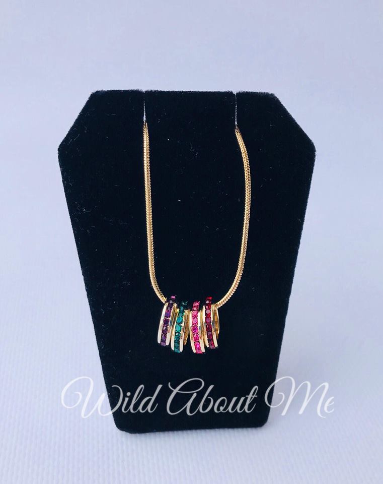 Birthstone Eternity Pendant for Necklaces