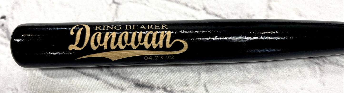 Miniature Baseball Bat, Laser Engraved, Personalized Bat, Flower Girl Gift, Ring Bearer Gift, New Born, Coach, Senior, Team Awards