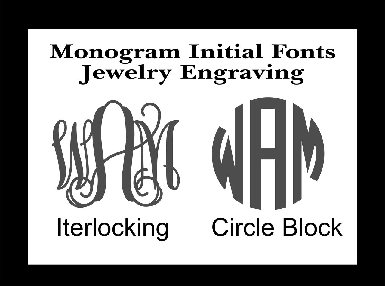 Hand Knotted Natural Stone Toggle Monogram Disc Necklace