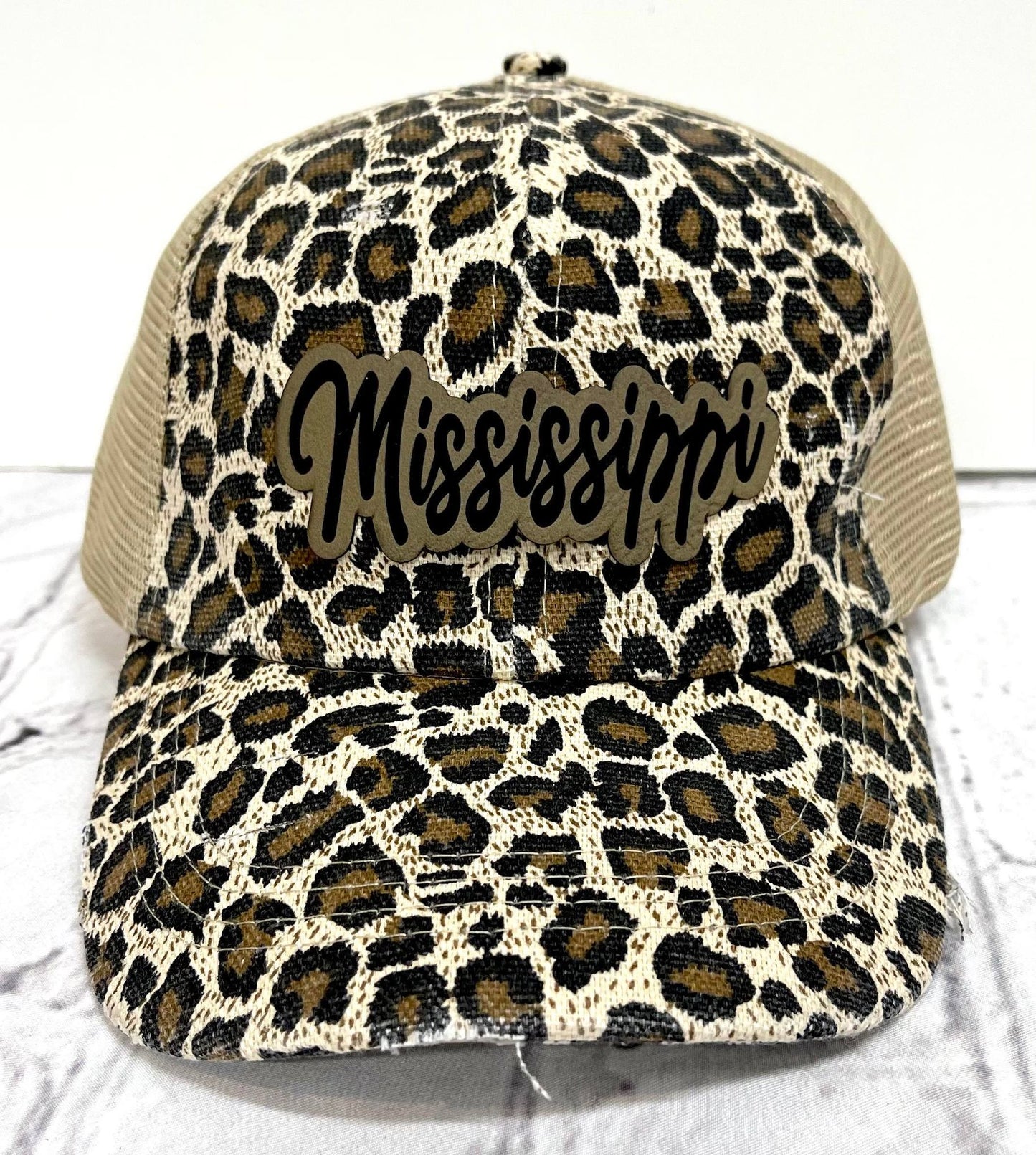 Laser Cut Name Heat Press Patches for Hats