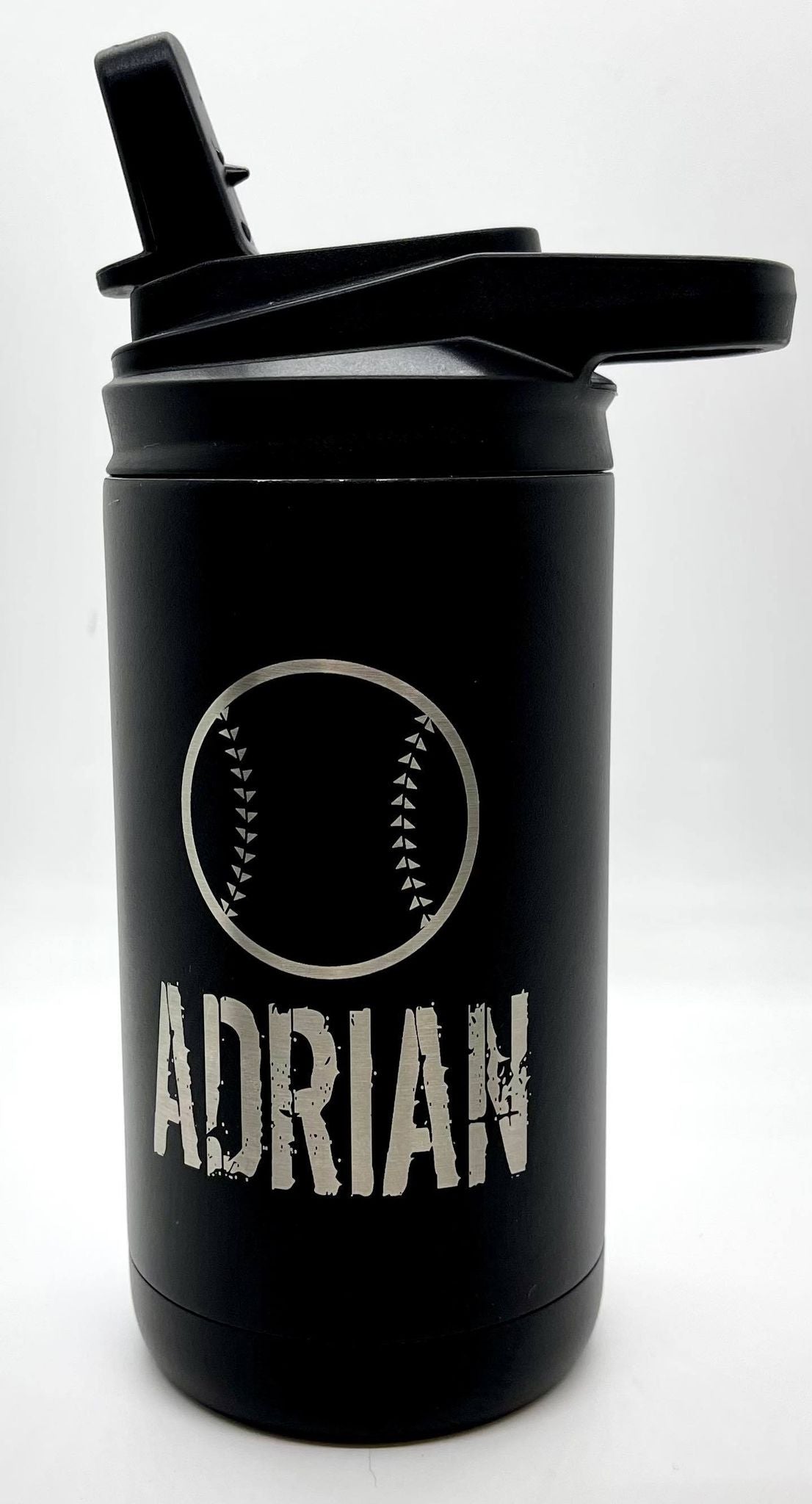 20oz Stainless Steel Cup with Flip Straw and Regular Lid