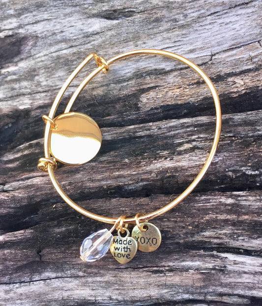 Gold or Silver Slide Bracelet