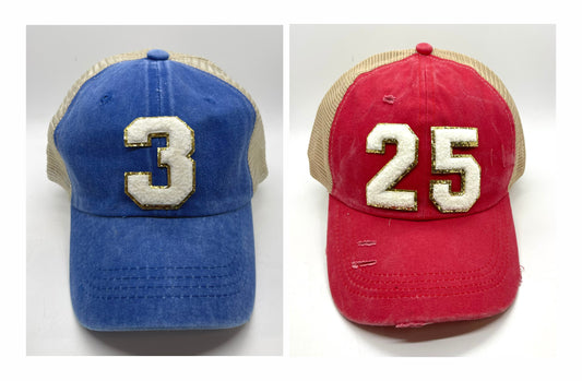 DIY Chenille 2.36 inch Numbers