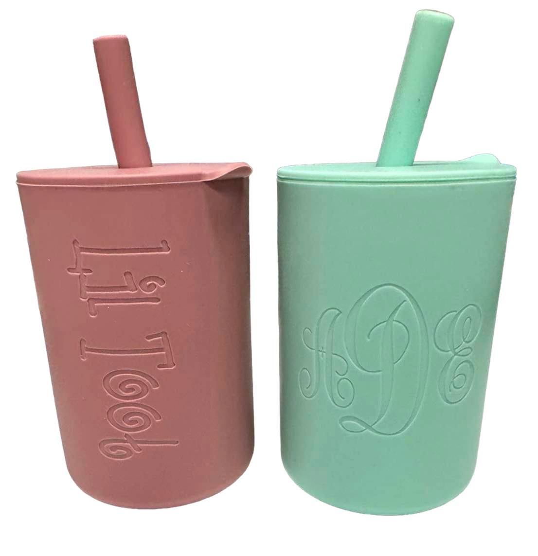 6oz Silicone Cup with Straw