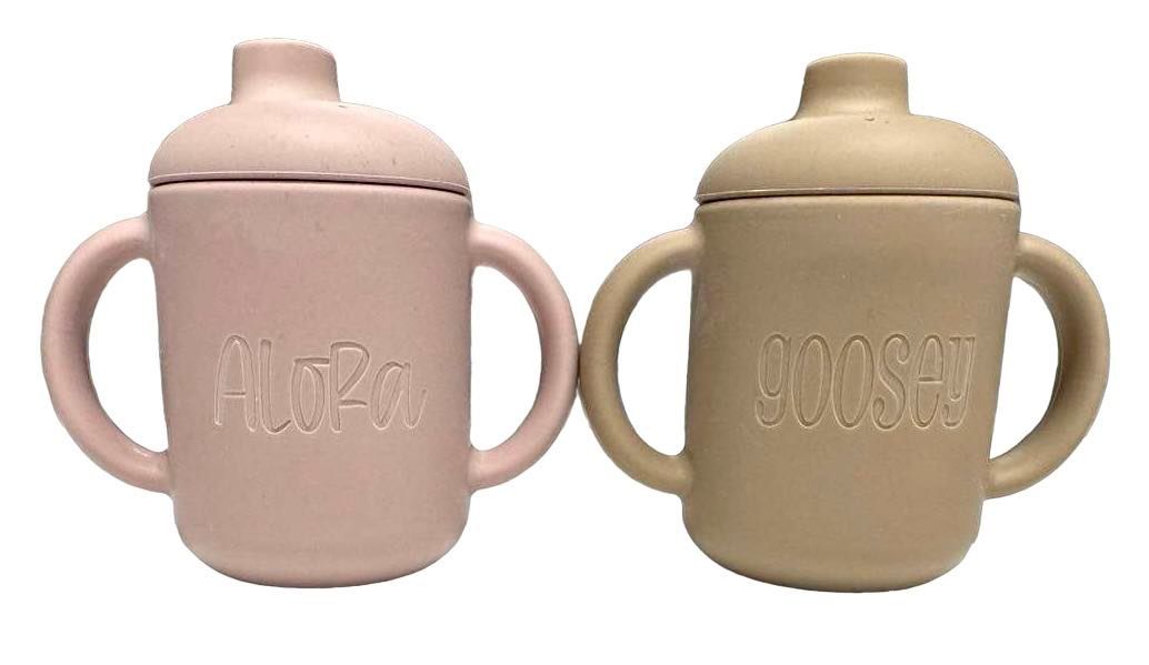 4oz Silicone Sippy Cup with Handles