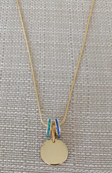 Birthstone Eternity Pendant for Necklaces