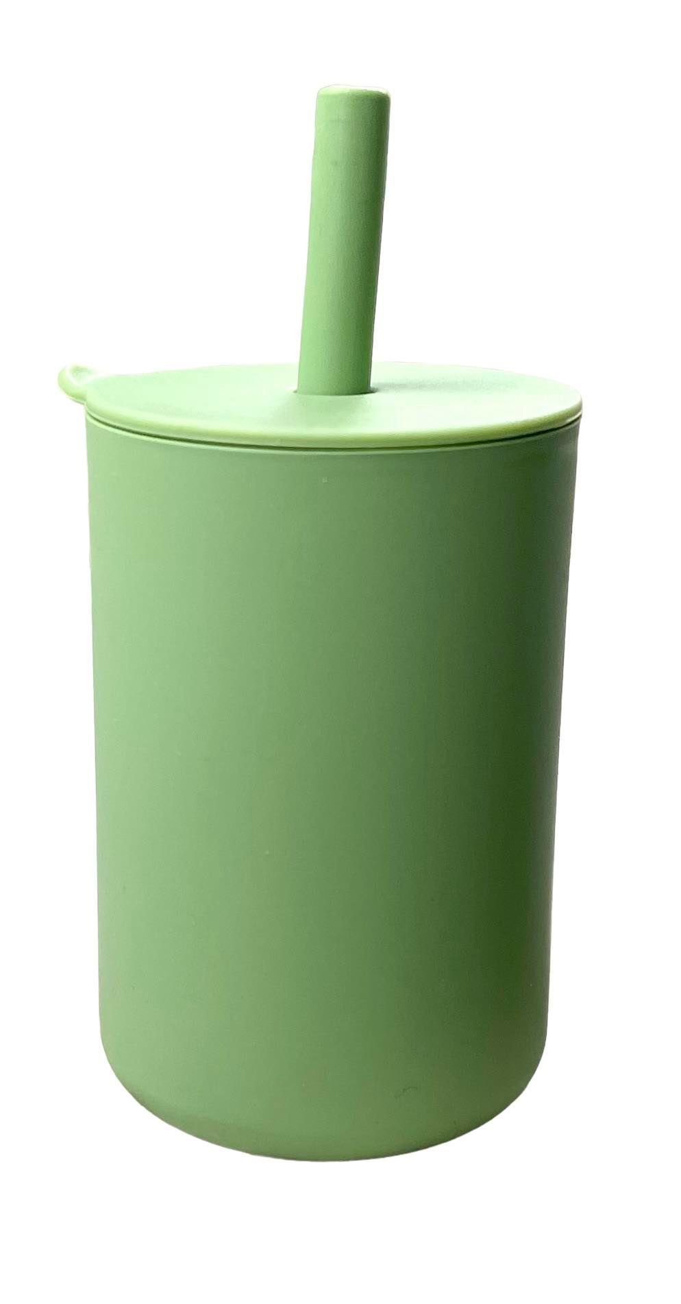6oz Silicone Cup with Straw