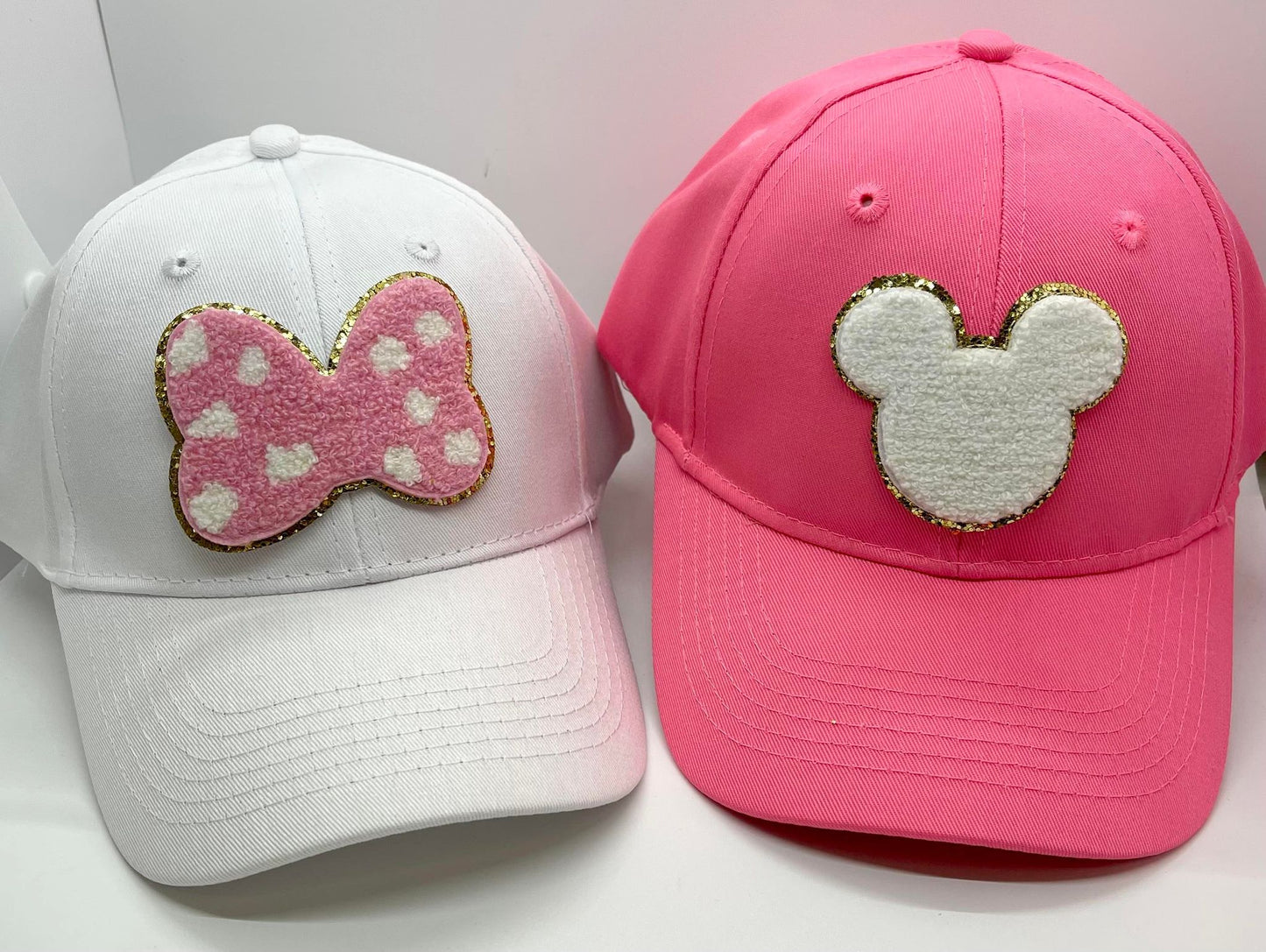 Chenille DIY Mouse Ears with a Bow  Heat Press Patches