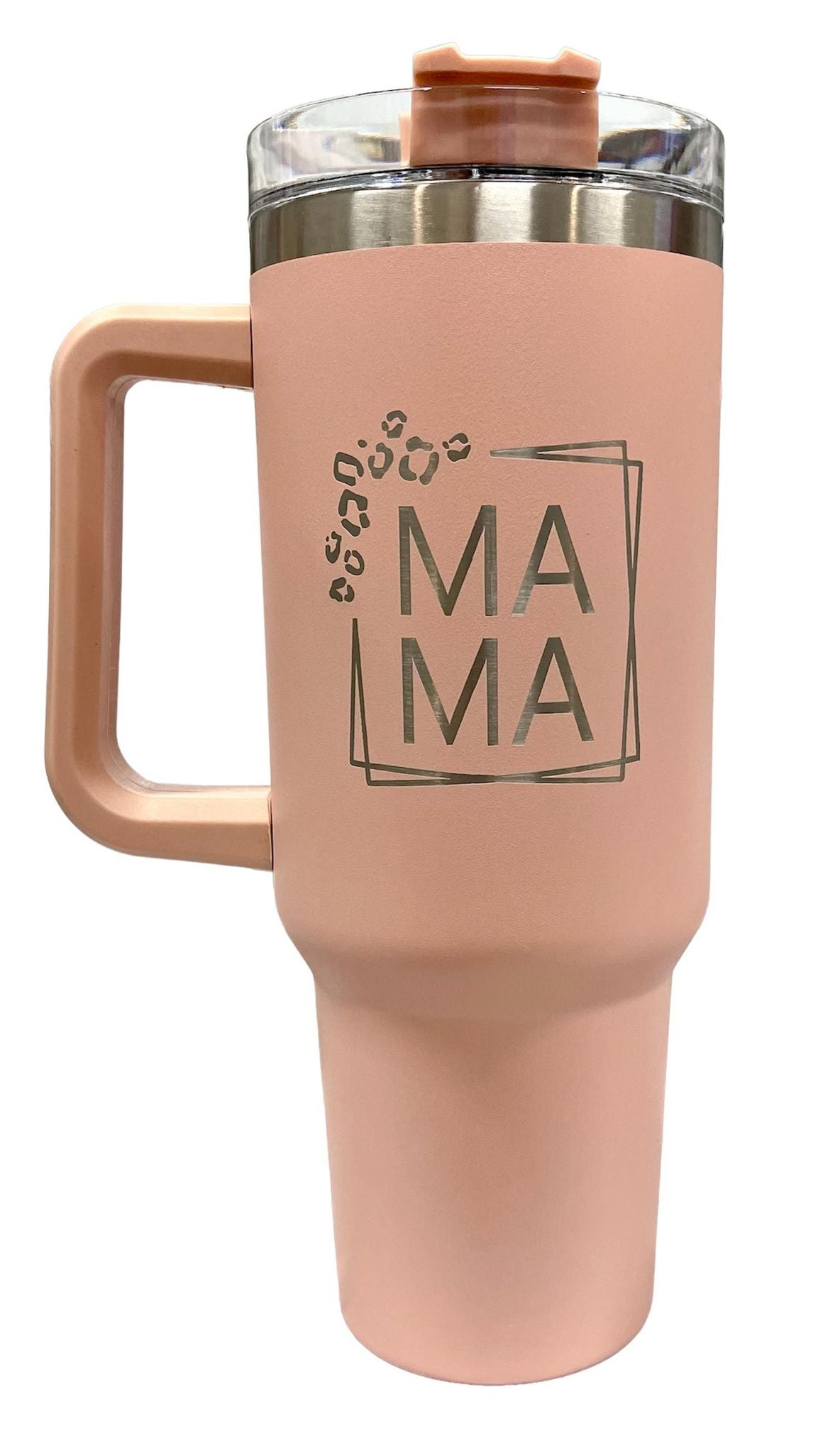 40oz Stainless Steel Generation 1 Tumbler with Handle, Personalized Large Insulated Tumbler