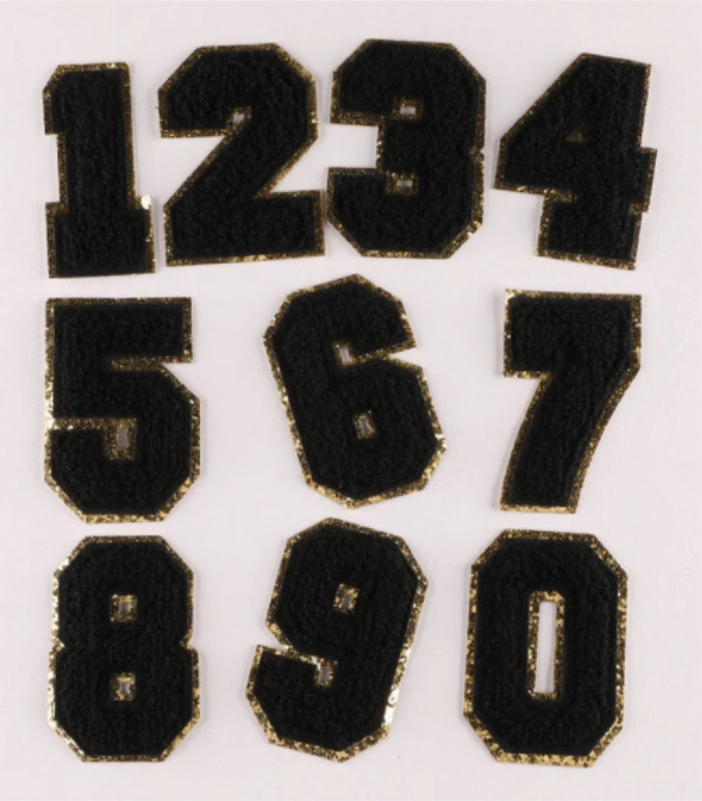 DIY Chenille 3.2 inch Numbers