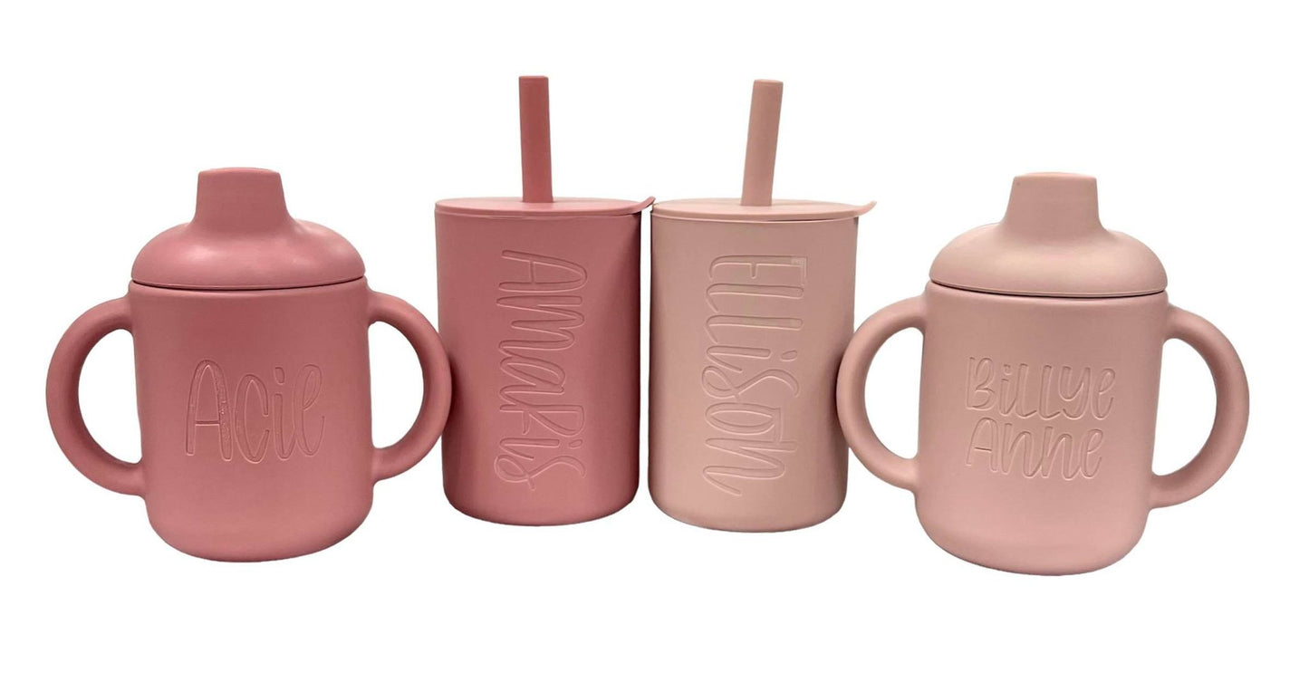 6oz Silicone Cup with Straw