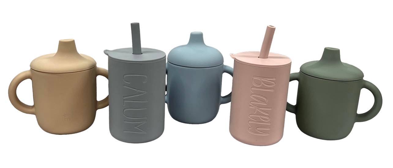 4oz Silicone Sippy Cup with Handles