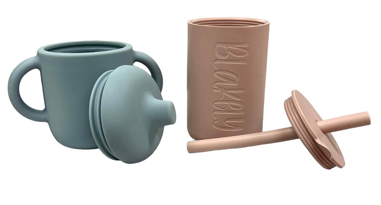 4oz Silicone Sippy Cup with Handles
