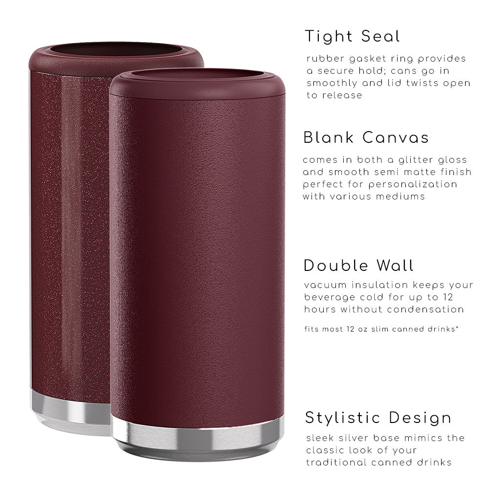 Stainless Steel Slim Can Coozie