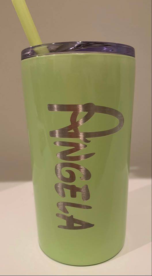 12oz Personalized Stainless Steel Skinny Tumbler