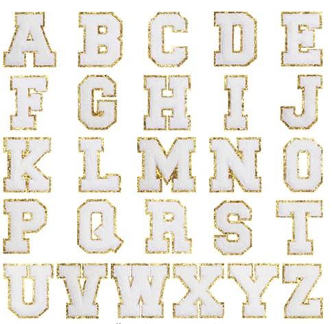 Chenille Letters 3.2 Inch Word Packs