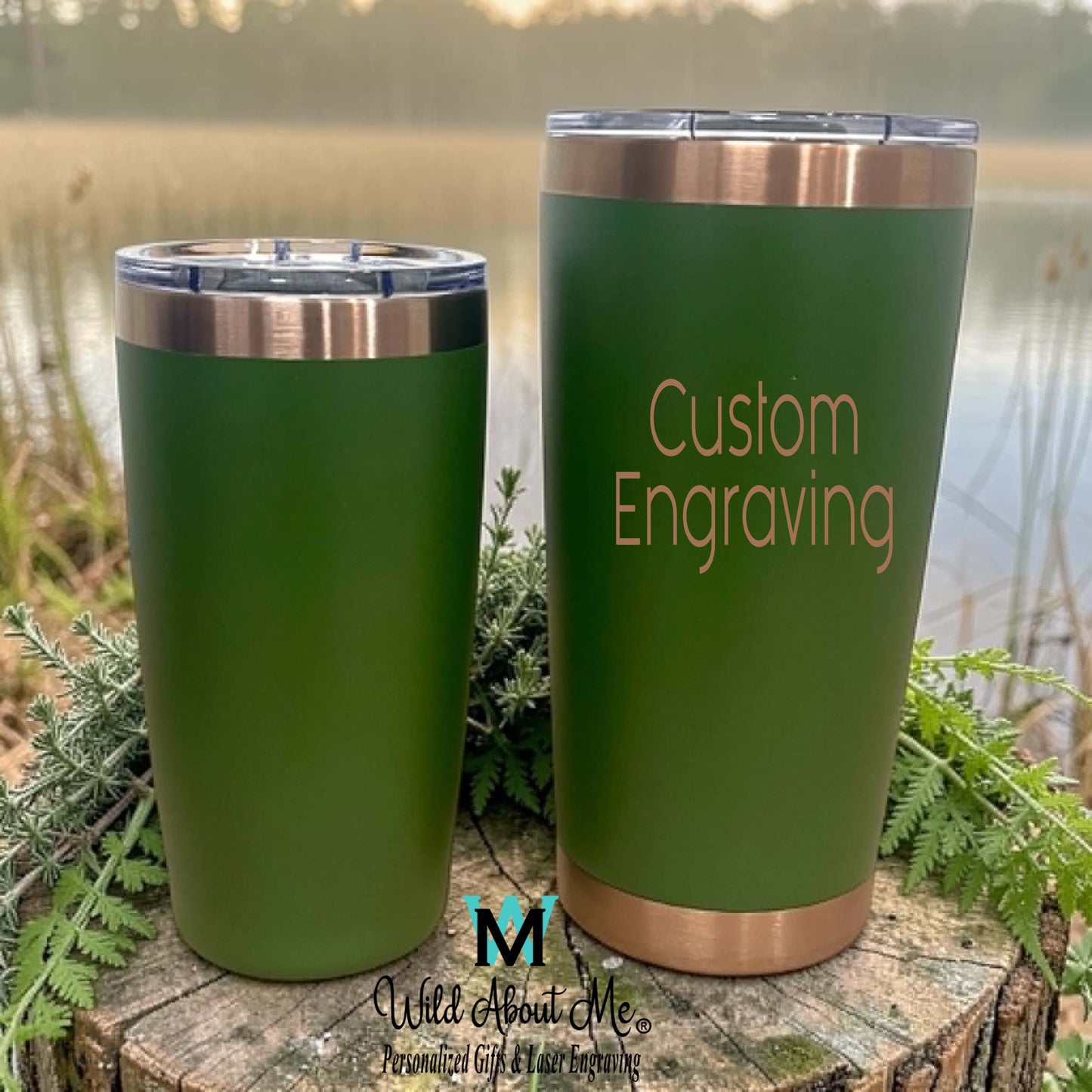 10oz  Stainless Steel Mini Size Travel Tumbler, Personalized Laser Engraved  Coffee Cup