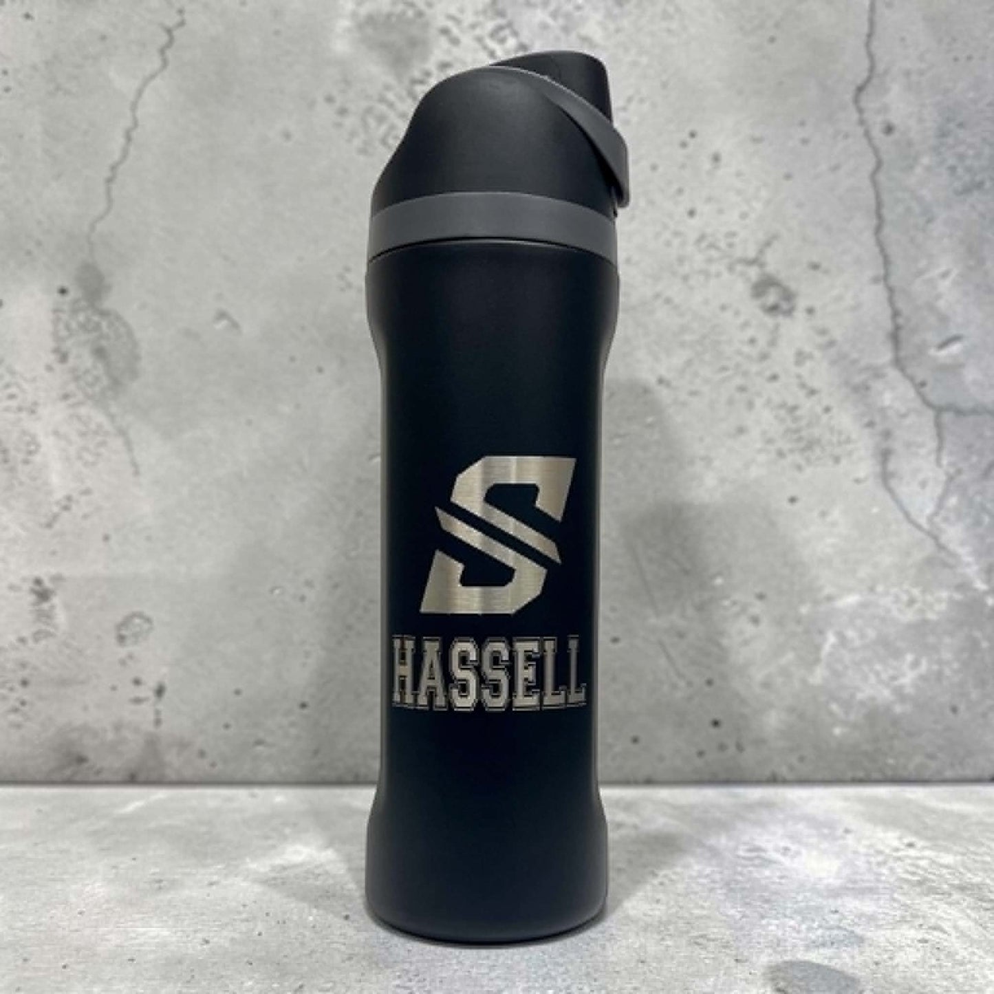 Personalized Tumbler 24 oz Laser Engraved Sip Water Bottle, Custom Sports Water Bottles