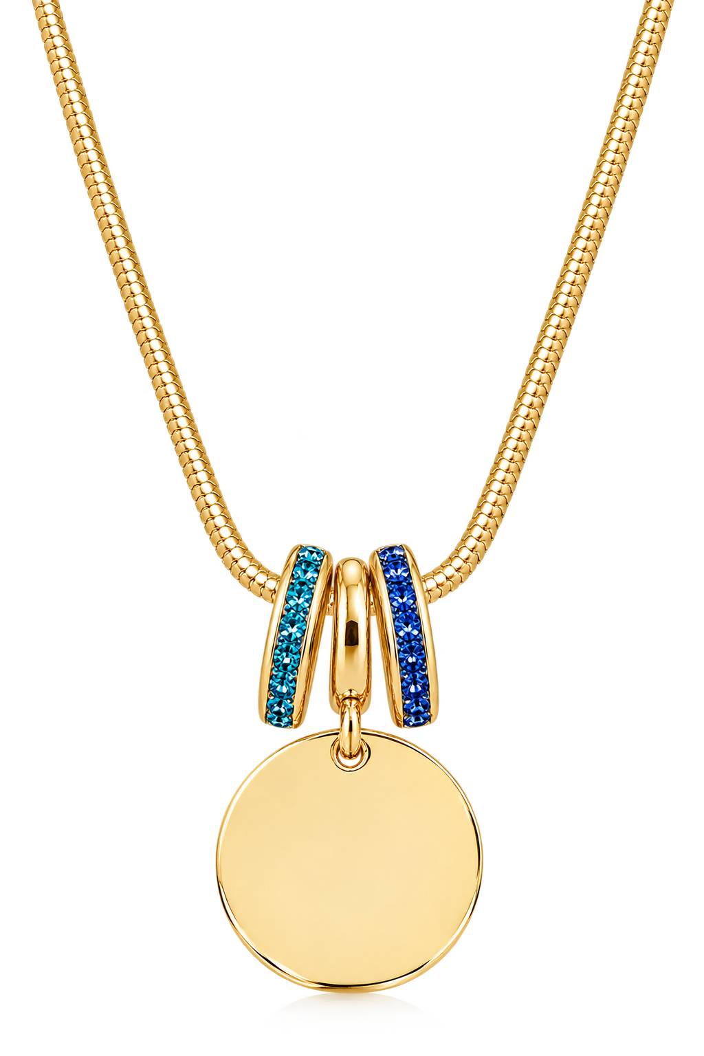 Monogram Add a Birthstone Charm Necklace