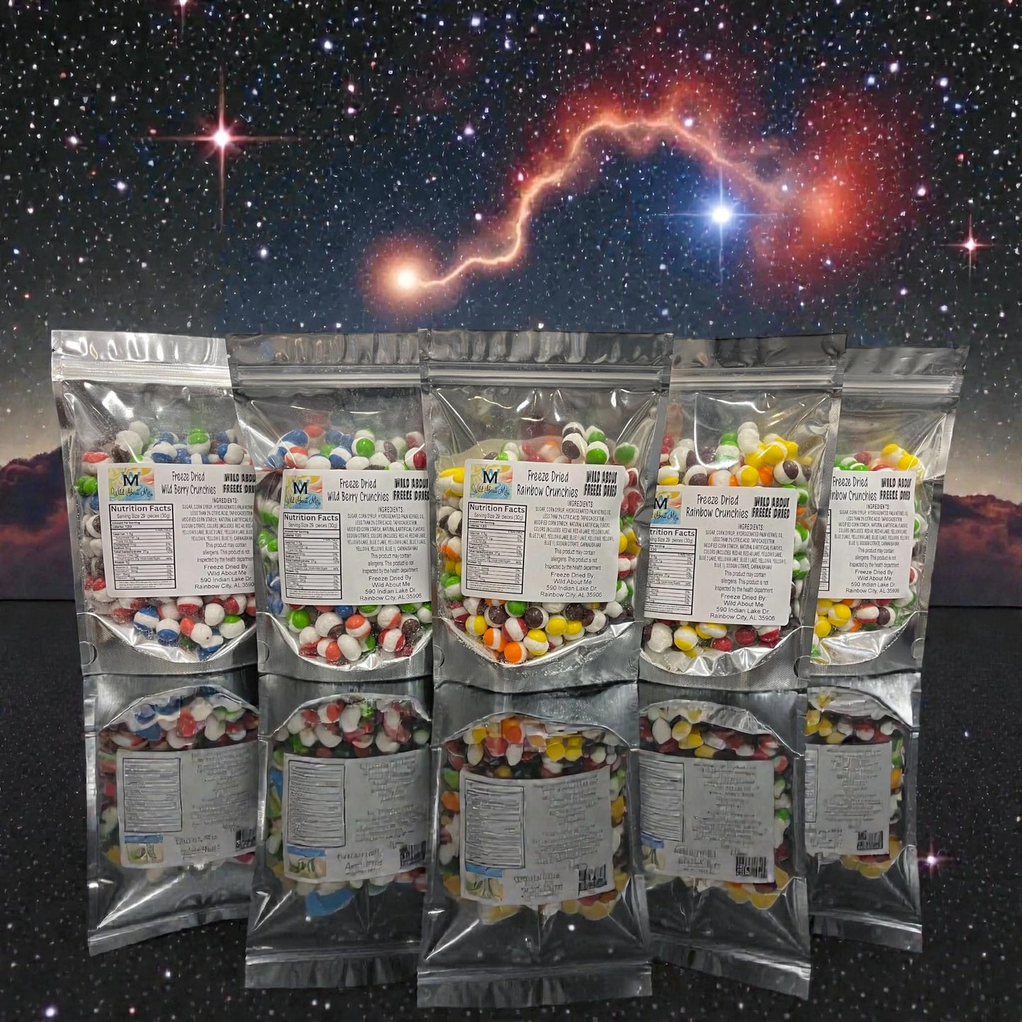 Small 2oz Bag Freeze Dried Rainbow Crunchies