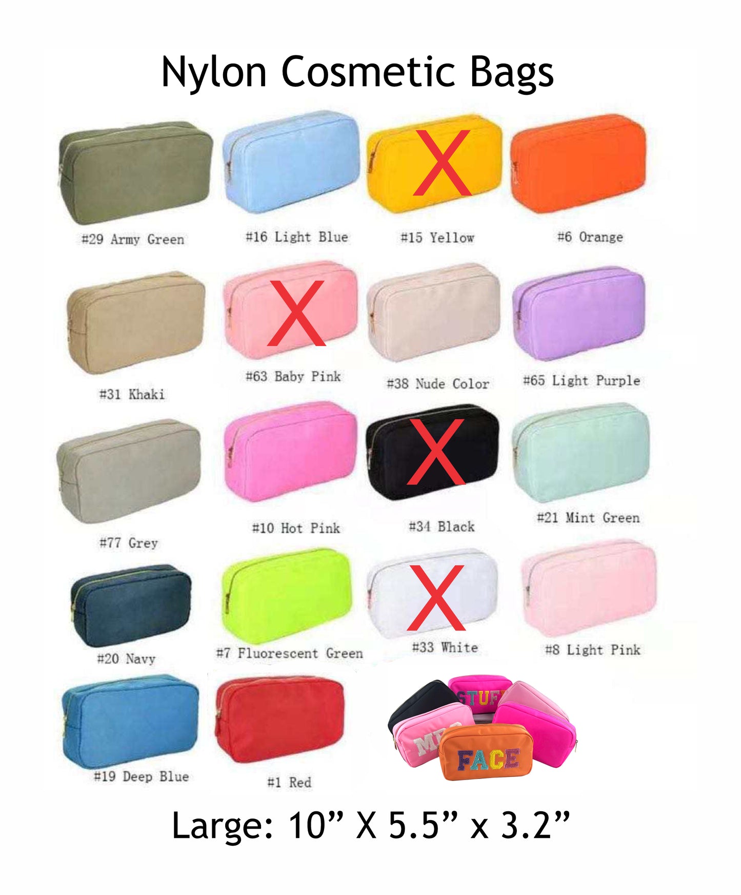 Cosmetic bags, Travel Bags, Nylon Cosmetic  Bag