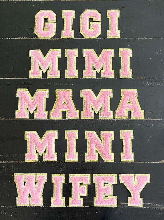 Chenille Letters 3.2 Inch Word Packs