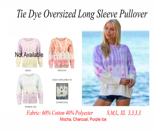 Oversized Tie Dye Sweatshirt