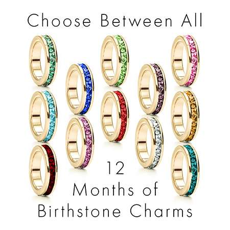 Birthstone Eternity Pendant for Necklaces