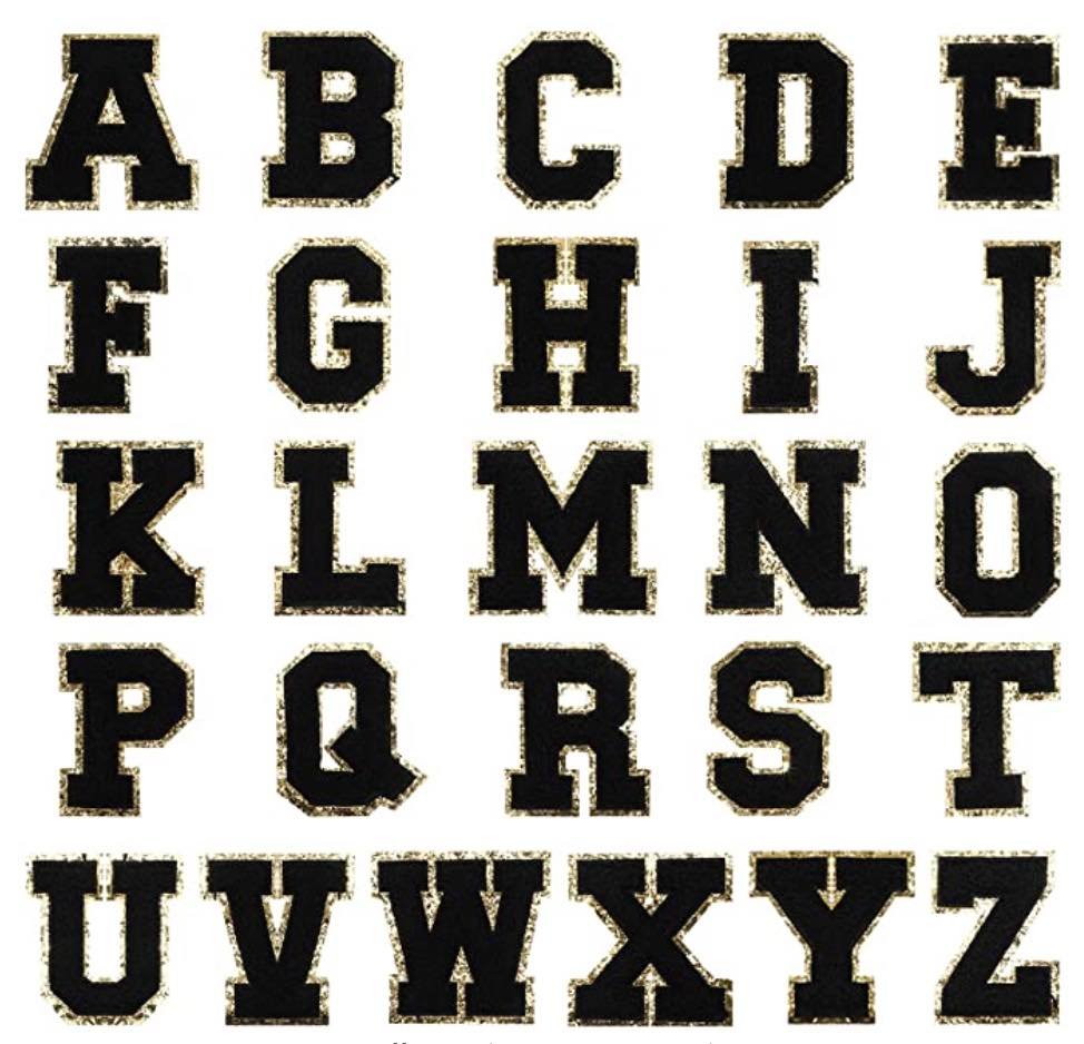 Chenille Letters 3.2" Word Packs, MAMA, MINI, MIMI, GIGI,  NANA