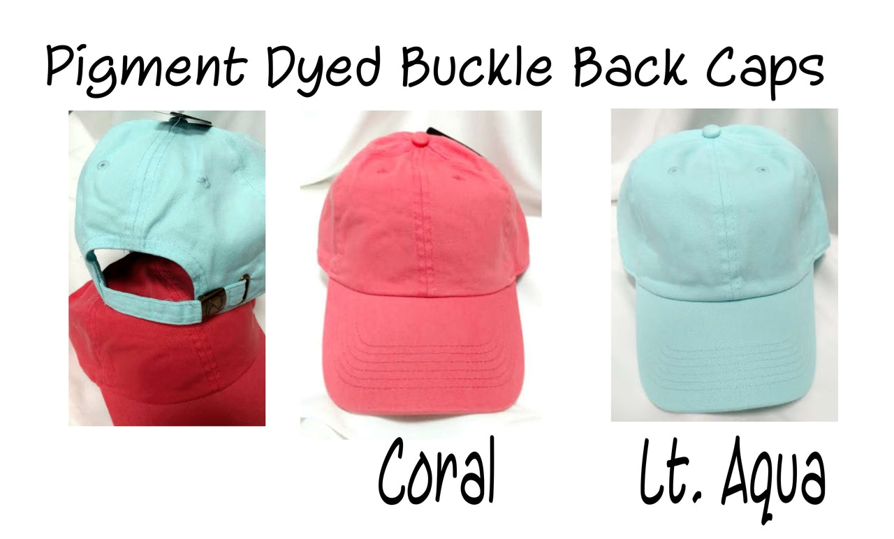 Cotton Low profile Cap Buckle Back and Velcro Back