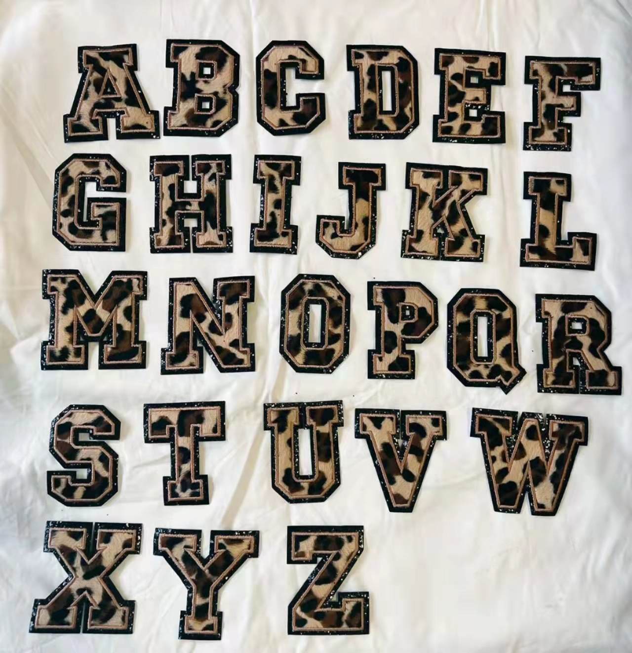 Leopard  Letters 3.2" Word Packs, MAMA, MINI, MIMI, GIGI, WIFEY, NANA, TIGERS