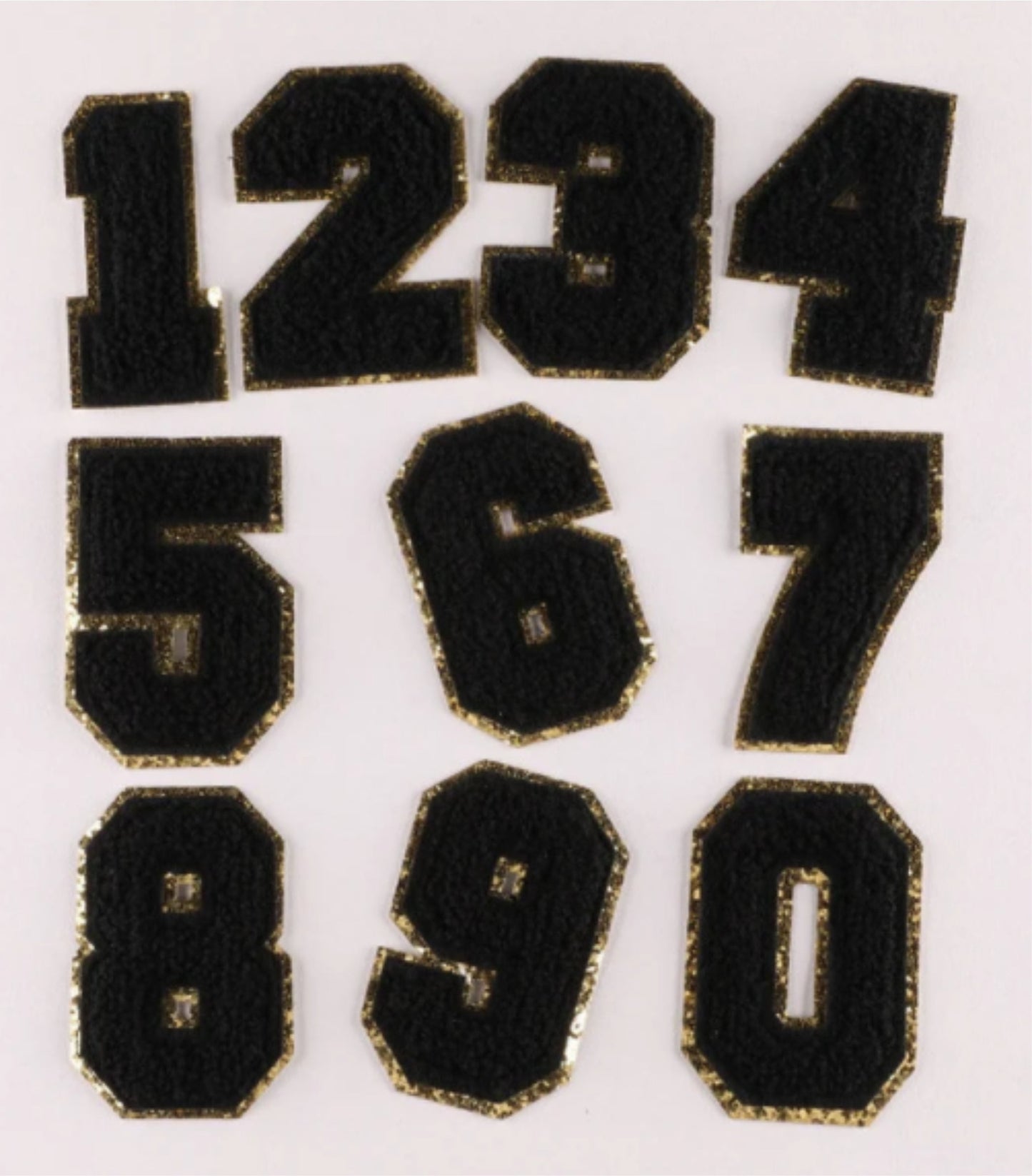 DIY Chenille 2.36 inch Numbers